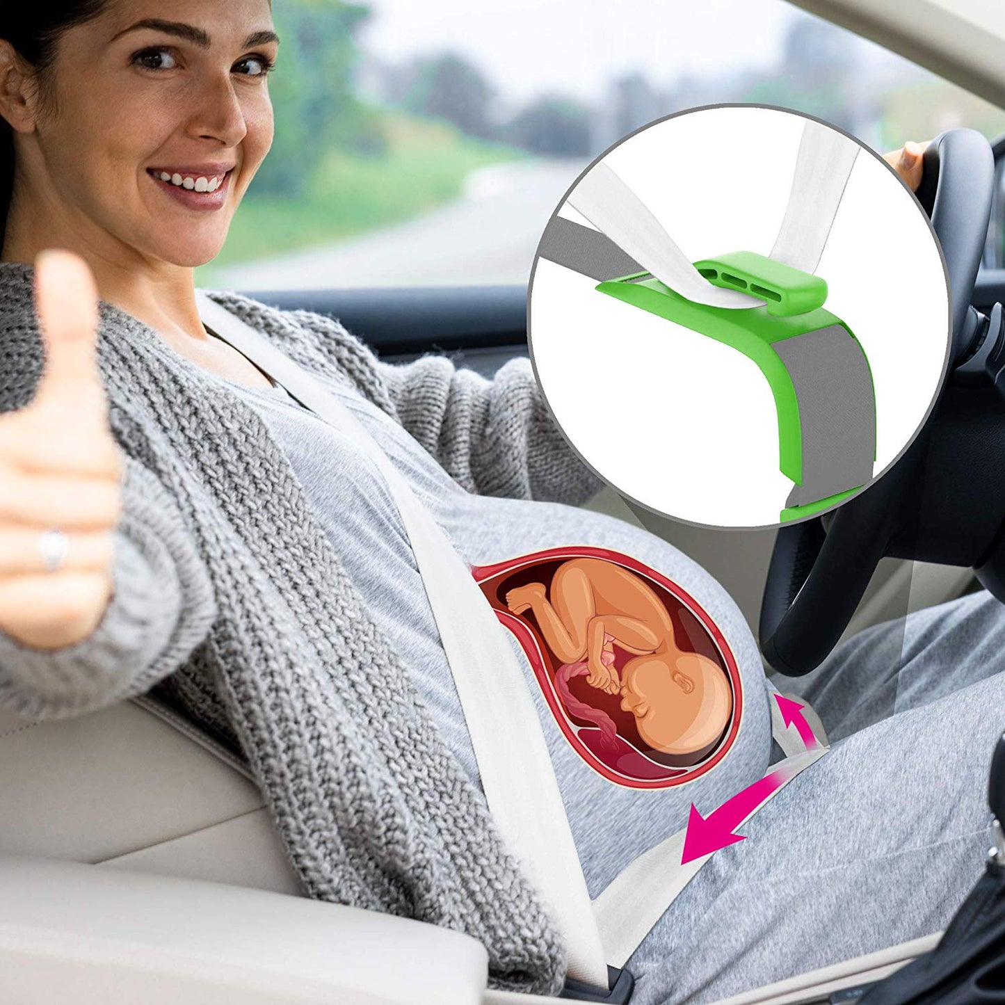 SafeTummy™ Seat Belt Adapter